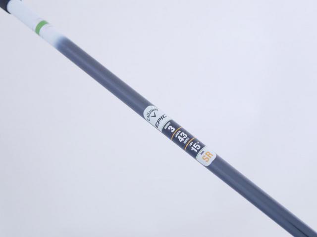 Fairway Wood : callaway : หัวไม้ 3 Callaway EPIC Speed (รุ่นปี 2021) Loft 15 ก้าน Mitsubishi Diamana 50 Flex SR