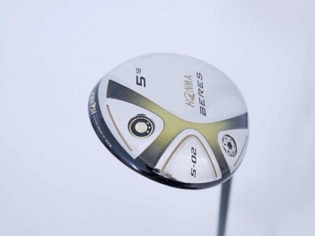 Fairway Wood : Honma : **มีบุบ ก้าน 3 ดาว** หัวไม้ 5 Honma Beres S-02 Loft 18 ก้าน ARMRQ 6 (49) Flex SR (3 ดาว)