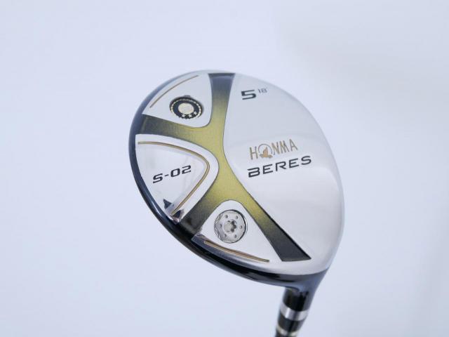 Fairway Wood : Honma : **มีบุบ ก้าน 3 ดาว** หัวไม้ 5 Honma Beres S-02 Loft 18 ก้าน ARMRQ 6 (49) Flex SR (3 ดาว)