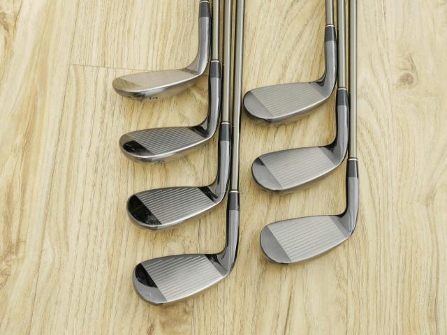Iron set : Tsuruya : ชุดเหล็ก Tsuruya AXEL Gold Premium III (รุ่นปี 2019 ของใหม่ 6 หมื่นกว่าบาท หน้าเด้งสุดๆ ไกลสุดๆๆ) มีเหล็ก 7-Pw,Aw,As,Sw (7 ชิ้น) ก้านกราไฟต์ Flex R