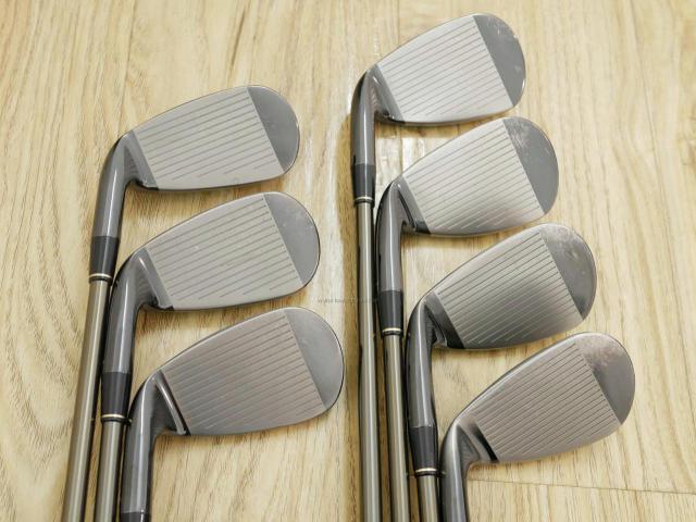 Iron set : Tsuruya : ชุดเหล็ก Tsuruya AXEL Gold Premium III (รุ่นปี 2019 ของใหม่ 6 หมื่นกว่าบาท หน้าเด้งสุดๆ ไกลสุดๆๆ) มีเหล็ก 7-Pw,Aw,As,Sw (7 ชิ้น) ก้านกราไฟต์ Flex R