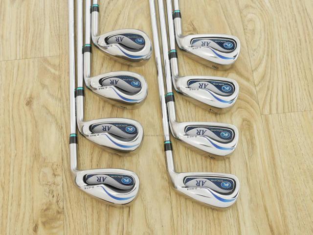 Iron set : Kasco : ชุดเหล็ก Kasco D-Max AR (ใบใหญ่หน้าเด้ง ไกล) มีเหล็ก 5-Pw,Aw,Sw (8 ชิ้น) ก้านเหล็ก NS Pro 950 Flex S