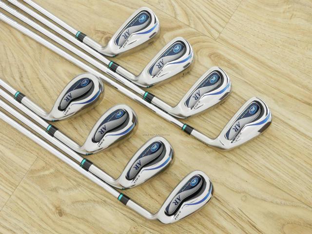 Iron set : Kasco : ชุดเหล็ก Kasco D-Max AR (ใบใหญ่หน้าเด้ง ไกล) มีเหล็ก 5-Pw,Aw,Sw (8 ชิ้น) ก้านเหล็ก NS Pro 950 Flex S