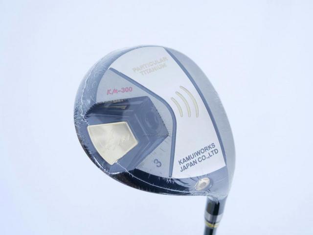 Fairway Wood : Kamui : **ของใหม่ ยังไม่แกะพลาสติก** หัวไม้ 3 Kamuiworks KM-300 (หน้าเด้ง มีสปริงข้างใน หายากมาก) Loft 15 ก้าน Fujikura Double Kick Flex S