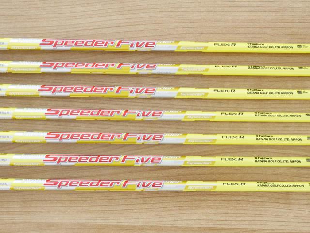 Iron set : Katana : ชุดเหล็ก Katana Sword LX-880 (เหล็กยาวเป็น Utility ตีง่าย) มีเหล็ก 6-Pw,Aw,Sw (7 ชิ้น) ก้านกราไฟต์ Fujikura Speeder Five Flex R