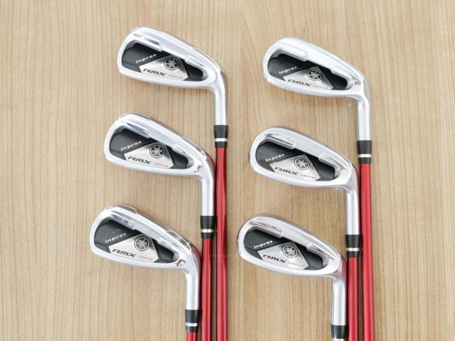 Iron set : Yamaha : ชุดเหล็ก Yamaha Inpres RMX UD+2 (ปี 2017 ตีไกลที่สุด ไกลกว่าเหล็กทั่วไป 2 เบอร์) มีเหล็ก 7-Pw,Aw,As (6 ชิ้น) ก้านกราไฟต์ Mitsubishi Bassara i50xct Flex R