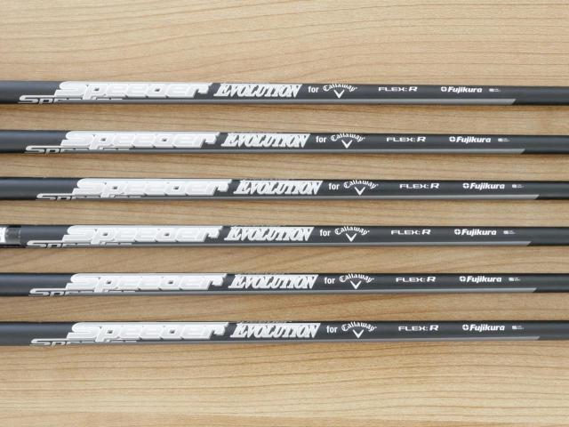 Iron set : Callaway : ชุดเหล็ก Callaway APEX Forged (ปี 2020) มีเหล็ก 5-Pw (6 ชิ้น) ก้านกราไฟต์ Fujikura Speeder Evolution Flex R