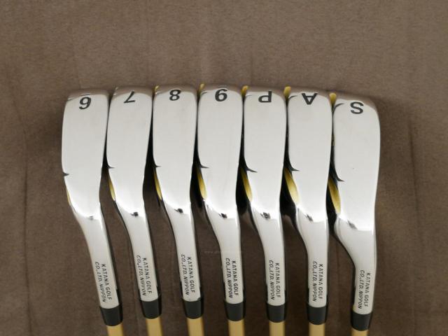 Iron set : Katana : ชุดเหล็ก Katana Sword Sniper 589 (หน้าเด้ง) มีเหล็ก 6-Pw,Aw,Sw (7 ชิ้น) ก้านกราไฟต์ Speeder 589 Flex SR
