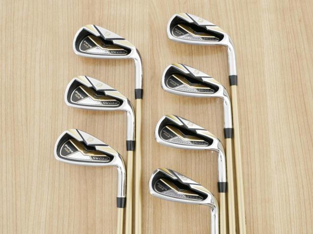 Iron set : Katana : ชุดเหล็ก Katana Sword Sniper 589 (หน้าเด้ง) มีเหล็ก 6-Pw,Aw,Sw (7 ชิ้น) ก้านกราไฟต์ Speeder 589 Flex SR