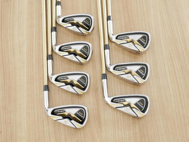 Iron set : Katana : ชุดเหล็ก Katana Sword Sniper 589 (หน้าเด้ง) มีเหล็ก 6-Pw,Aw,Sw (7 ชิ้น) ก้านกราไฟต์ Speeder 589 Flex SR