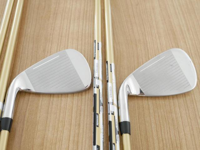 Iron set : Katana : ชุดเหล็ก Katana Sword Sniper 589 (หน้าเด้ง) มีเหล็ก 6-Pw,Aw,Sw (7 ชิ้น) ก้านกราไฟต์ Speeder 589 Flex SR