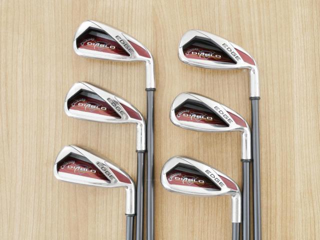 Iron set : Callaway : ชุดเหล็ก Callaway Diablo EDGE มีเหล็ก 5-Pw (6 ชิ้น) ก้านกราไฟต์ Flex R