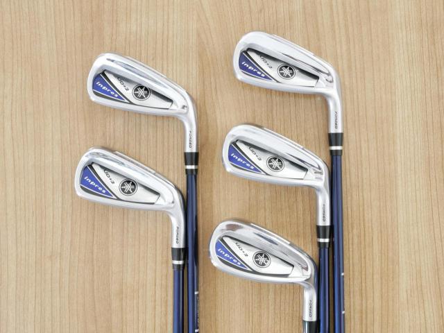 Iron set : Yamaha : ชุดเหล็ก Yamaha Inpres UD+2 (ออกปี 2019 ตีไกลที่สุด ไกลกว่าเหล็กทั่วไป 2 เบอร์ หน้าเด้ง COR 0.822) มีเหล็ก 7-Pw,Aw (5 ชิ้น) ก้านกราไฟต์ Flex SR