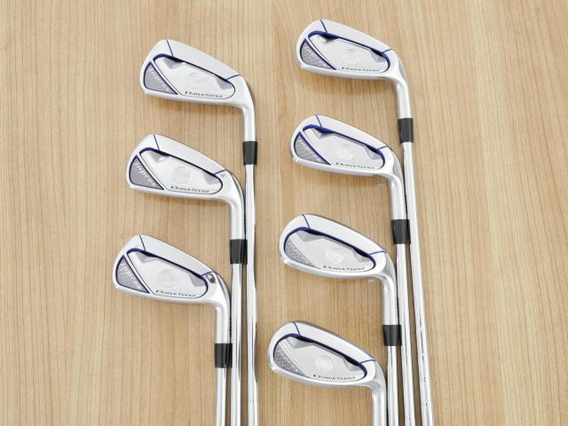 Iron set : Yamaha : ชุดเหล็ก Yamaha Inpres DriveStar (ออกปี 2023 ตีไกลที่สุด ไกลกว่าเหล็กทั่วไป 2 เบอร์ หน้าเด้งมากๆ) มีเหล็ก 6-Pw,Aw,As (7 ชิ้น) ก้านเหล็ก NS Pro 850 Neo Flex S