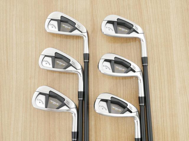 Iron set : Callaway : ชุดเหล็ก Callaway Rogue ST Max Fast (ออกปี 2022 ตีง่ายที่สุด ไกลสุดของ Callaway) มีเหล็ก 6-Pw,Aw (6 ชิ้น) ก้านกราไฟต์ Fujikura Speeder NX 40 Flex R