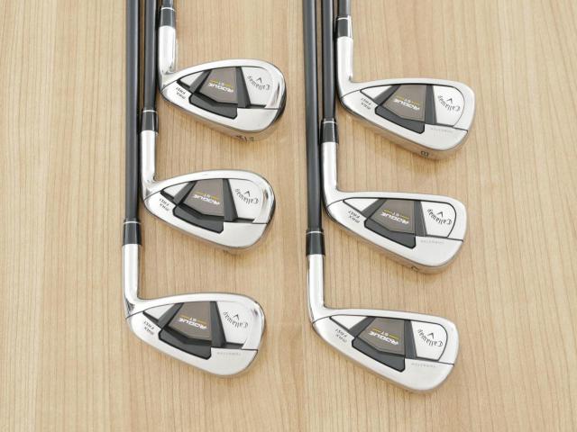 Iron set : Callaway : ชุดเหล็ก Callaway Rogue ST Max Fast (ออกปี 2022 ตีง่ายที่สุด ไกลสุดของ Callaway) มีเหล็ก 6-Pw,Aw (6 ชิ้น) ก้านกราไฟต์ Fujikura Speeder NX 40 Flex R