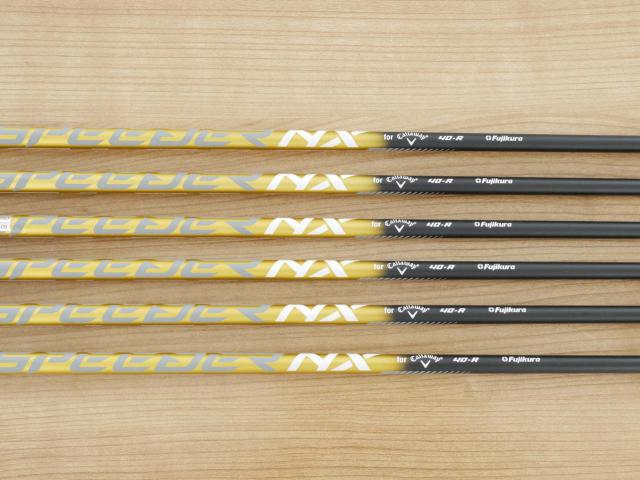 Iron set : Callaway : ชุดเหล็ก Callaway Rogue ST Max Fast (ออกปี 2022 ตีง่ายที่สุด ไกลสุดของ Callaway) มีเหล็ก 6-Pw,Aw (6 ชิ้น) ก้านกราไฟต์ Fujikura Speeder NX 40 Flex R