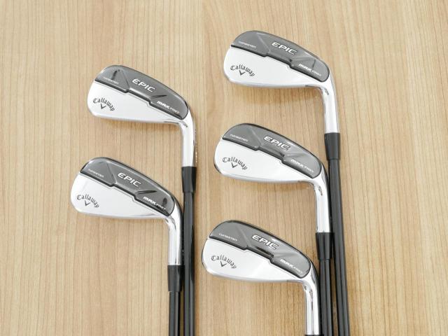 Iron set : Callaway : ชุดเหล็ก Callaway EPIC Max Fast (รุ่นแพงสุด ไกลสุดของ Callaway ปี 2021) มีเหล็ก 7-Pw,Aw (5 ชิ้น) ก้านกราไฟต์ Graphite Design RAUNE i60 Flex R