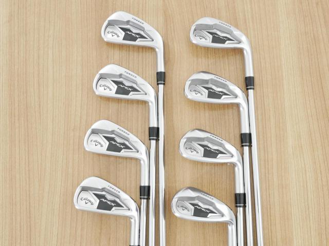 Iron set : Callaway : ชุดเหล็ก Callaway APEX Forged (ออกปี 2019) มีเหล็ก 4-Pw,Aw (8 ชิ้น) ก้านเหล็ก True Temper Elevate 95 VSS Flex R