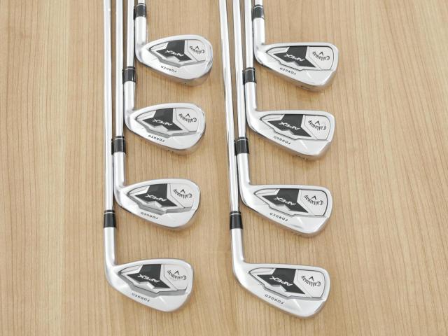 Iron set : Callaway : ชุดเหล็ก Callaway APEX Forged (ออกปี 2019) มีเหล็ก 4-Pw,Aw (8 ชิ้น) ก้านเหล็ก True Temper Elevate 95 VSS Flex R