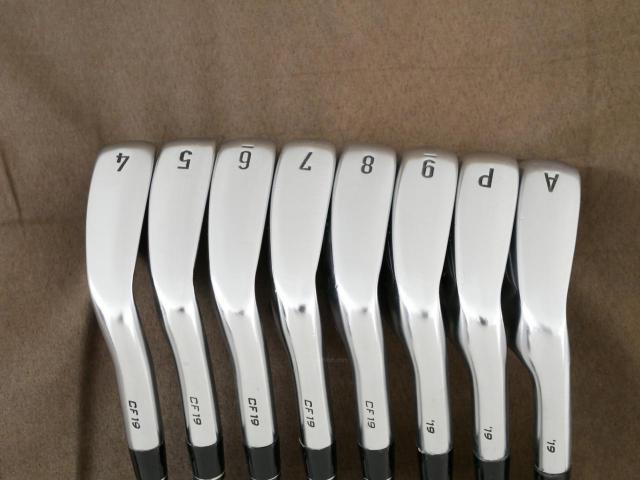 Iron set : Callaway : ชุดเหล็ก Callaway APEX Forged (ออกปี 2019) มีเหล็ก 4-Pw,Aw (8 ชิ้น) ก้านเหล็ก True Temper Elevate 95 VSS Flex R