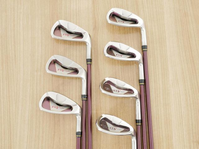 Lady club : All : ชุดเหล็ก S-Yard TX-V (Forged) มีเหล็ก 6-Pw,Aw,Sw (7 ชิ้น) ก้านกราไฟต์ Flex L