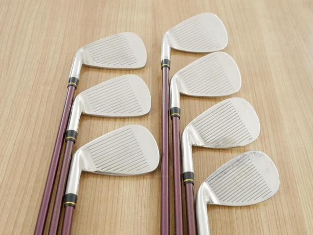 Lady club : All : ชุดเหล็ก S-Yard TX-V (Forged) มีเหล็ก 6-Pw,Aw,Sw (7 ชิ้น) ก้านกราไฟต์ Flex L