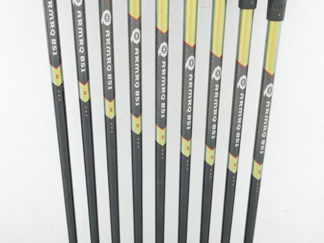 Iron set : Honma : **มีตำหนิ ก้าน 3 ดาว** ชุดเหล็ก Honma TwinMarks MG818 (รุ่นหายากก) มีเหล็ก 3-10,Sw (9 ชิ้น) ก้านกราไฟต์ ARMRQ 851 Flex R (3 ดาว)