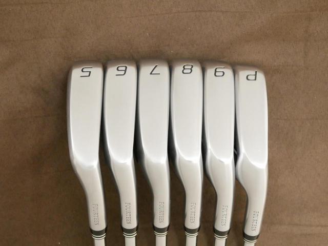 Iron set : Fourteen : ชุดเหล็ก Fourteen TP766 (รุ่นปี 2019 ตีง่าย ไกลมาก) มีเหล็ก 5-Pw (6 ชิ้น) ก้านเหล็ก NS Pro ZELOS 7 Flex S