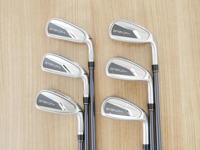 Iron set : Taylormade : ชุดเหล็ก Taylormade Stealth HD (ออกปี 2022 Japan Spec. ใบใหญ่มาก ตีง่ายสุดๆ) มีเหล็ก 6-Pw,Aw (6 ชิ้น) ก้านกราไฟต์ Mitsubishi Tensei TM60 Flex R
