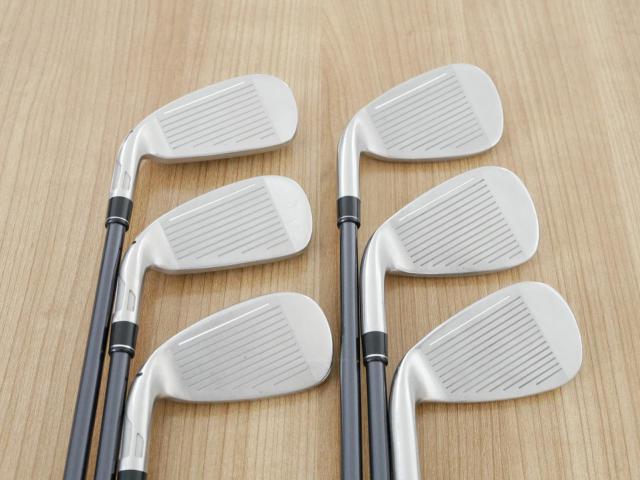 Iron set : Taylormade : ชุดเหล็ก Taylormade Stealth HD (ออกปี 2022 Japan Spec. ใบใหญ่มาก ตีง่ายสุดๆ) มีเหล็ก 6-Pw,Aw (6 ชิ้น) ก้านกราไฟต์ Mitsubishi Tensei TM60 Flex R