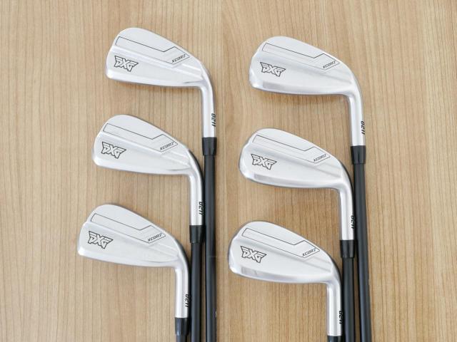Iron set : PXG : ชุดเหล็ก PXG 0211 XCOR 2 (รุ่นปี 2023 หน้าเด้ง ตีไกลมากๆ) มีเหล็ก 5-Pw (6 ชิ้น) ก้านกราไฟต์ Mitsubishi MMT 70 Flex R