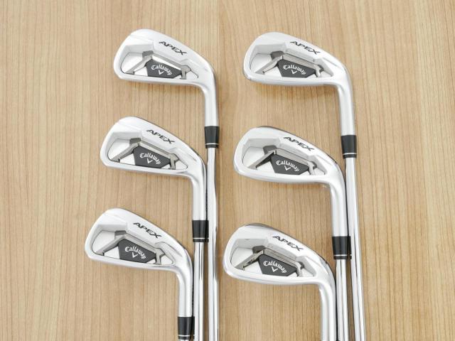 Iron set : Callaway : ชุดเหล็ก Callaway APEX Forged (รุ่นปี 2022) มีเหล็ก 5-Pw (6 ชิ้น) ก้านเหล็ก NS Pro ZELOS 8 Flex S