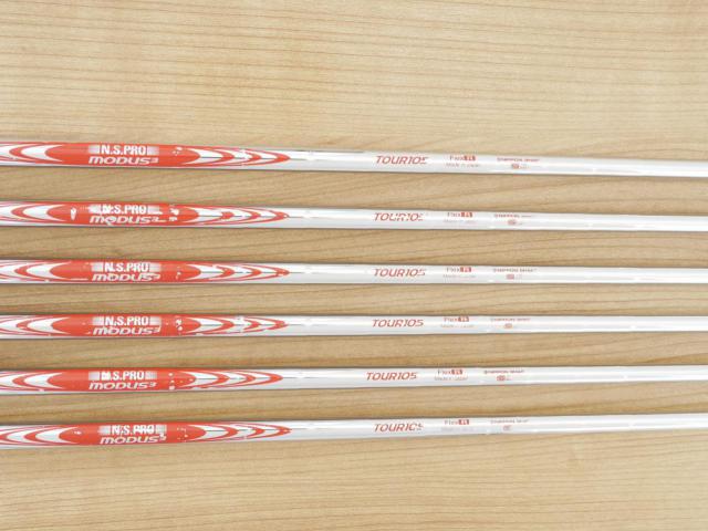 Iron set : Taylormade : ชุดเหล็ก Taylormade P7MC Forged (ซีรี่ย์ท้อปสุด ออกปี 2021) มีเหล็ก 5-Pw (6 ชิ้น) ก้านเหล็ก NS Pro Modus 105 Flex R
