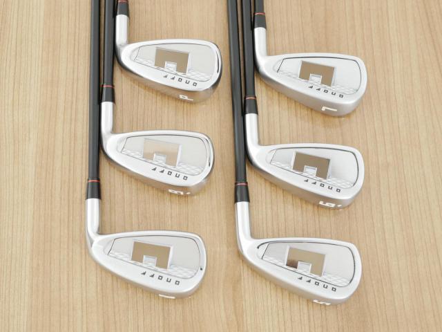 Iron set : Daiwa : ชุดเหล็ก Daiwa OnOff AKA (ออกปี 2024 ตีง่าย ไกล หน้าเด้ง บางเพียง 1.9 มิล) มีเหล็ก 5-Pw (6 ชิ้น) ก้านกราไฟต์ KBS PGI 60 Flex R