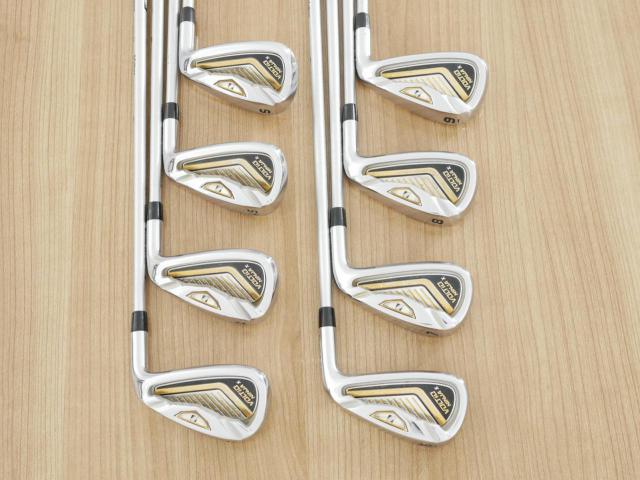 Iron set : Katana : ชุดเหล็ก Katana Voltio NINJA X (ออกปี 2020 หน้าเด้ง ตีไกลมากๆ) มีเหล็ก 6-Pw,Aw,As,Sw (8 ชิ้น) ก้านกราไฟต์ Fujikura Speeder 588 Flex R