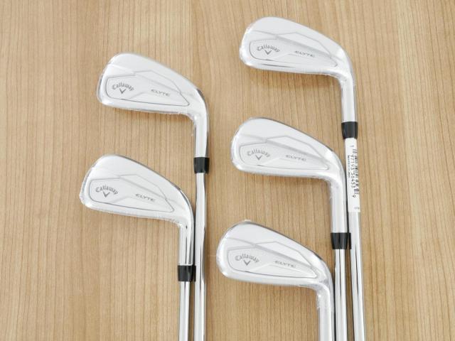 Iron set : Callaway : **ของใหม่ ยังไม่แกะพลาสติก** ชุดเหล็ก Callaway ELYTE (ออกปี 2025 ตีง่ายมาก ไกล Japan Spec.) มีเหล็ก 6-Pw (5 ชิ้น) ก้านเหล็ก NS Pro 950 NEO Flex R