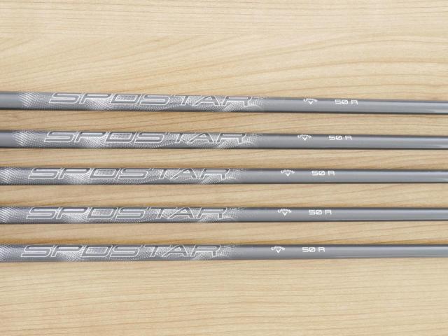Iron set : Callaway : ชุดเหล็ก Callaway Quantum MAX Fast (รุ่นล่าสุด ออกปี 2026 ตีง่ายมาก ไกล Japan Spec.) มีเหล็ก 7-Pw,Aw (5 ชิ้น) ก้านกราไฟต์ SPOSTAR 50 Flex R
