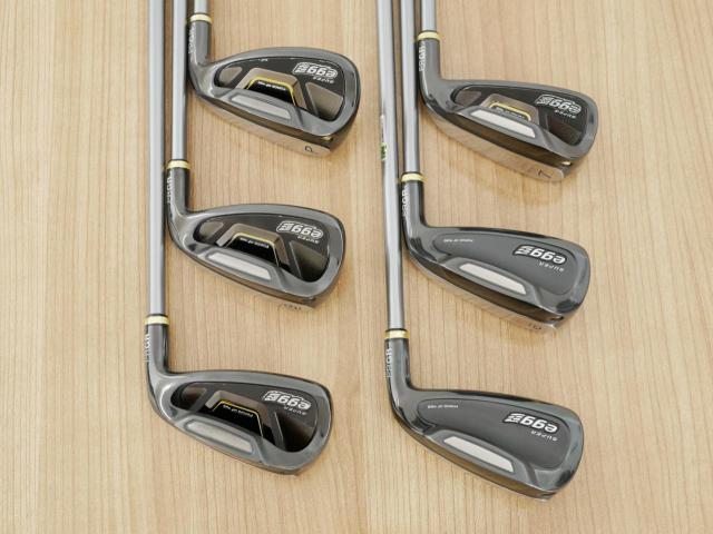 Iron set : PRGR : ชุดเหล็กกระเทย PRGR Super Egg Iron (ปี 2018 ตัวท๊อปสุด หน้าเด้งเกินกฏ ใช้แข่งไม่ได้ ตีไกมลมากๆ) มีเหล็ก 5-Pw (6 ชิ้น)  ก้านกราไฟต์ Flex R (M-37)