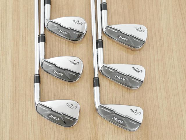 Iron set : Callaway : ชุดเหล็ก Callaway EPIC Max Fast (รุ่นแพงสุด ไกลสุดของ Callaway ปี 2021) มีเหล็ก 6-Pw,Aw (6 ชิ้น) ก้านเหล็ก NS Pro 950 NEO Flex S