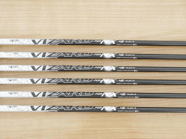Iron set : Honma : ชุดเหล็ก Honma Beres NX (รุ่นปี 2023) มีเหล็ก 7-11,Aw (6 ชิ้น) ก้านกราไฟต์ Honma Vizard 45 Flex R
