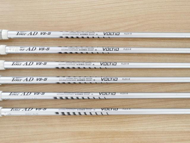 Iron set : Katana : ชุดเหล็กกระเทย Katana Voltio III G Series Hi (ตีง่าย ไกลมาก) มีเหล็ก 7-Pw,Aw,Sw (6 ชิ้น ระยะเทียบเท่า เหล็ก 6-Pw,Sw) ก้าน Tour AD VS-5 Flex R