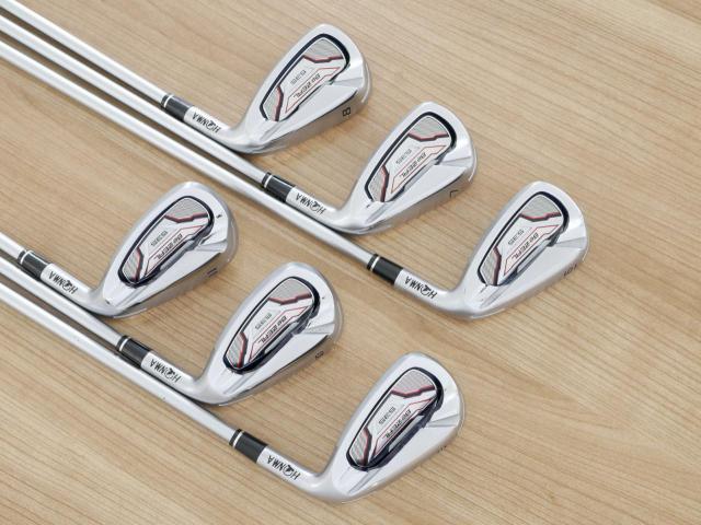 Iron set : Honma : ชุดเหล็ก Honma Bezeal 535 (ปี 2019 รุ่นนี้ใบใหญ่ที่สุดของ Honma) มีเหล็ก 6-11 (6 ชิ้น เทียบเท่า 5-Pw) ก้านกราไฟต์ Honma Vizard 48 Flex S
