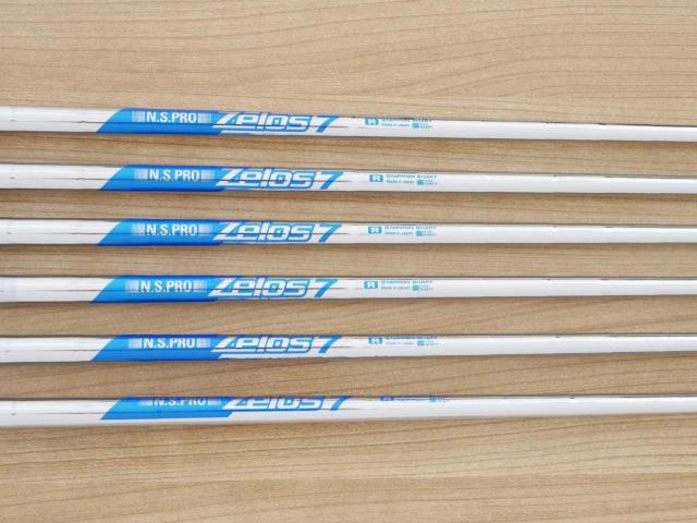 Iron set : Ping : ชุดเหล็ก Ping G710 (ปี 2021 Japan Spec. ใบใหญ่ ง่ายที่สุด ไกลที่สุดของ Ping) มีเหล็ก 5-Pw (6 ชิ้น) ก้านเหล็ก NS Pro Zelos 7 Flex R