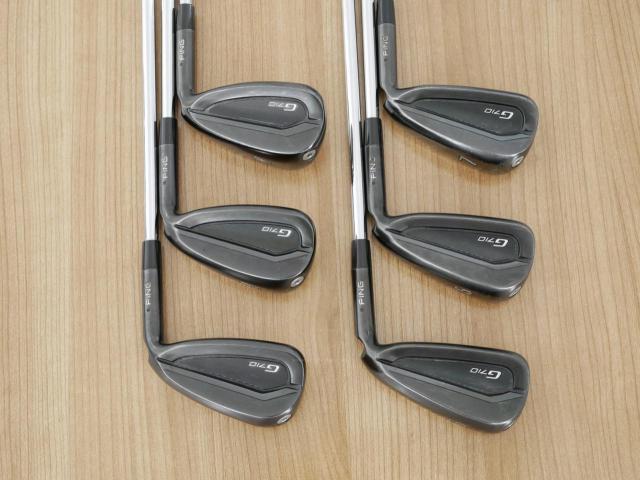 Iron set : Ping : ชุดเหล็ก Ping G710 (ปี 2021 Japan Spec. ใบใหญ่ ง่ายที่สุด ไกลที่สุดของ Ping) มีเหล็ก 5-Pw (6 ชิ้น) ก้านเหล็ก NS Pro Zelos 7 Flex R
