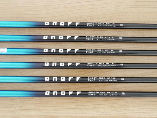 Iron set : Daiwa : ชุดเหล็ก Daiwa OnOff (Forged นุ่มมากๆ) มีเหล็ก 5-Pw (6 ชิ้น) ก้านกราไฟต์ Flex S