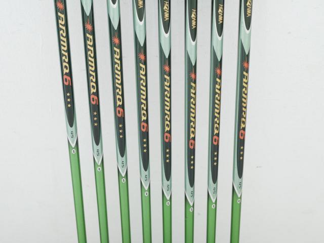 Iron set : Honma : **ก้าน 3 ดาว** ชุดเหล็ก Honma Beres IS-01 (หน้าเด้ง Maraging) มีเหล็ก 6-11,Aw,Sw (8 ชิ้น เทียบเท่า 5-Pw,Aw,Sw) ก้าน ARMRQ 6 (45) Flex R (3 ดาว)