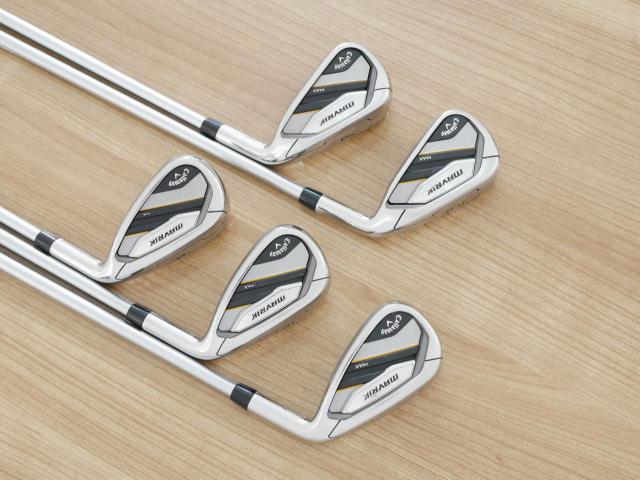 Iron set : Callaway : ชุดเหล็ก Callaway Mavrik MAX (ออกปี 2020 ตีง่าย ไกลมากๆ) มีเหล็ก 6-Pw (5 ชิ้น) ก้านกราไฟต์ Mitsubishi Diamana 40 Flex R