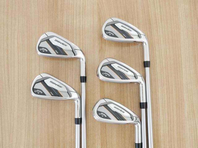 Iron set : Callaway : ชุดเหล็ก Callaway Mavrik MAX (ออกปี 2020 ตีง่าย ไกลมากๆ) มีเหล็ก 6-Pw (5 ชิ้น) ก้านกราไฟต์ Mitsubishi Diamana 40 Flex R