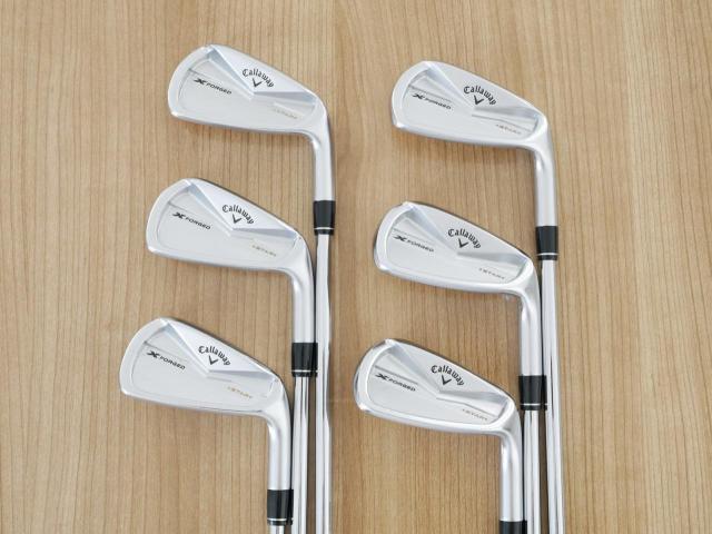 Iron set : Callaway : ชุดเหล็ก Callaway X Forged Star (รุ่นล่าสุด ออกปี 2024) มีเหล็ก 5-Pw (6 ชิ้น) ก้านเหล็ก NS Pro Modus 105 Flex S